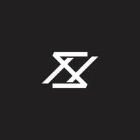 letter sh motion fast simple linked line logo vector