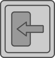 Log In Fillay Icon vector
