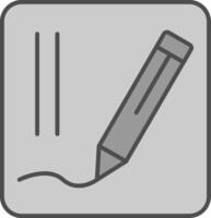 Edit Fillay Icon vector