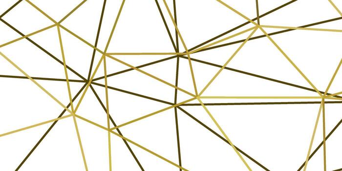 abstract elegant geometric background with gold lines triangles vector
