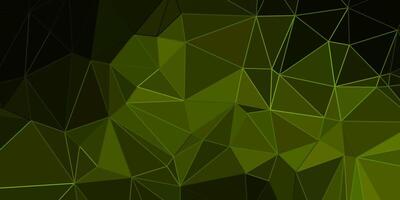 abstract green polygonal background vector