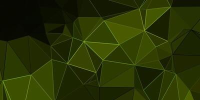 abstract green polygonal background vector