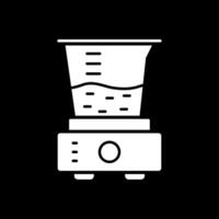 Juicer Glyph Inverted Icon vector