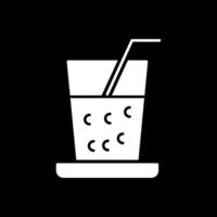 Drinks Glyph Inverted Icon vector