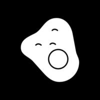 Eggs Glyph Inverted Icon vector