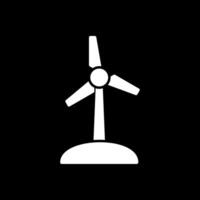 Turbine Glyph Inverted Icon vector