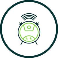 Wifi Line Circle Icon vector