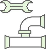 Plumbing Fillay Icon vector