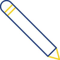 Pen Line Two Color Icon vector