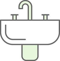 Sink Fillay Icon vector