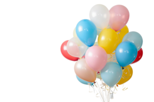 Balloon Bouquet On Transparent Background. png