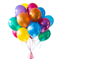 A Balloon Bouquet On Transparent Background. png