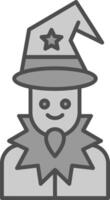 Wizard Fillay Icon vector