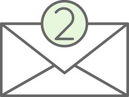 Email Fillay Icon vector