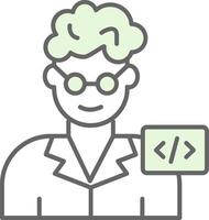 Programmer Fillay Icon vector