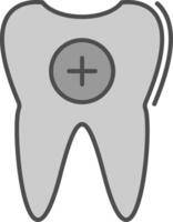 Tooth Fillay Icon vector