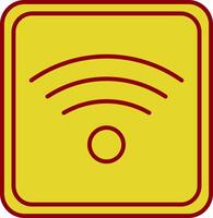 Wifi Line Two Color Icon vector