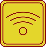 Wifi Line Two Color Icon vector