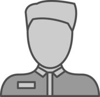 Bellboy Fillay Icon vector