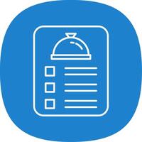 Menu Line Curve Icon vector