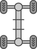 Chassis Fillay Icon vector