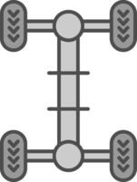 Chassis Fillay Icon vector