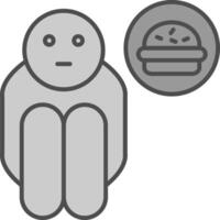 Beggar Fillay Icon vector