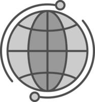 Global Fillay Icon vector