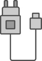 Charger Fillay Icon vector