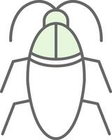 Cockroach Fillay Icon vector