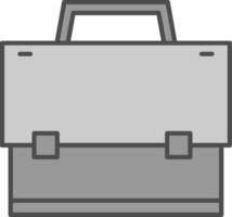 Suitcase Fillay Icon vector