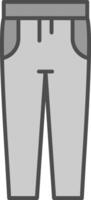 Trousers Fillay Icon vector