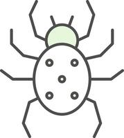 araña relleno icono vector