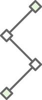 Path Fillay Icon vector