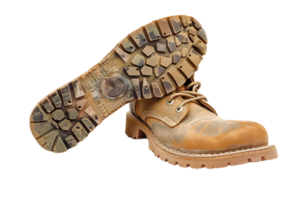 Military Boot Insoles On Transparent Background. png