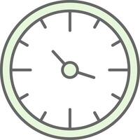 Clock Fillay Icon vector