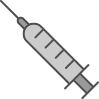 Syringe Fillay Icon vector