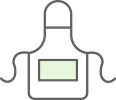 Apron Fillay Icon vector