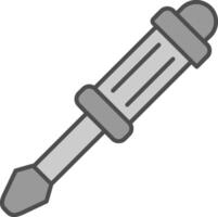 Screwdriver Fillay Icon vector