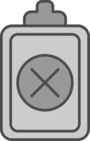 Wrong Line Two Color Icon vector