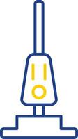 Vacuum Cleaner Line Two Color Icon vector