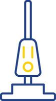 Vacuum Cleaner Line Two Color Icon vector