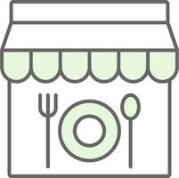 Restaurant Fillay Icon vector