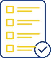 Priority Line Two Color Icon vector