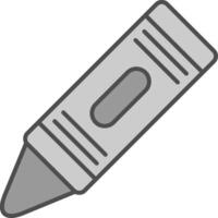 Crayon Fillay Icon vector