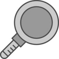 Magnifying Glass Fillay Icon vector