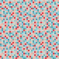 Pixel background ocean and coral colours. seamless pattern, pixelation. Colorful pixel dots mosaic background, wallpaper vector