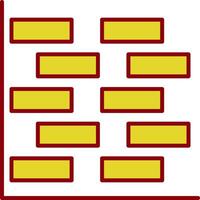 Gantt Chart Line Circle Icon vector