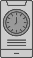 Time Fillay Icon vector