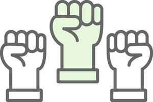 Protest Fillay Icon vector